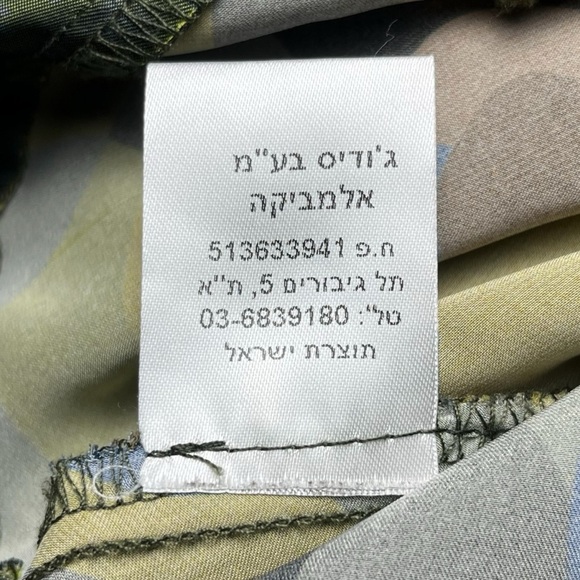 ALEMBIKA Oversized Flared Tunic Top Size Small Lagenlook Green Made in Israel - Picture 7 of 7